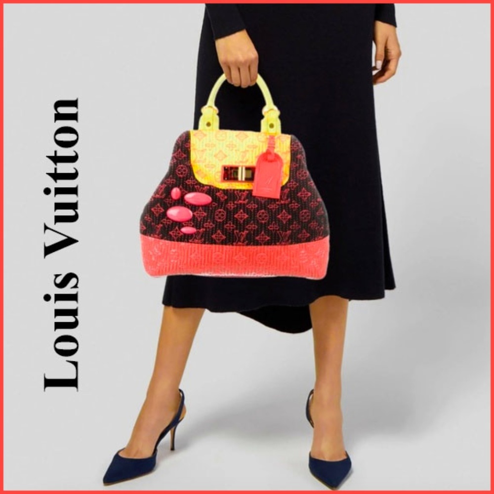 ❌SOLD❌LOUIS VUITTON Neon Noir Motard Firebird Bag - Picture 15 of 16
